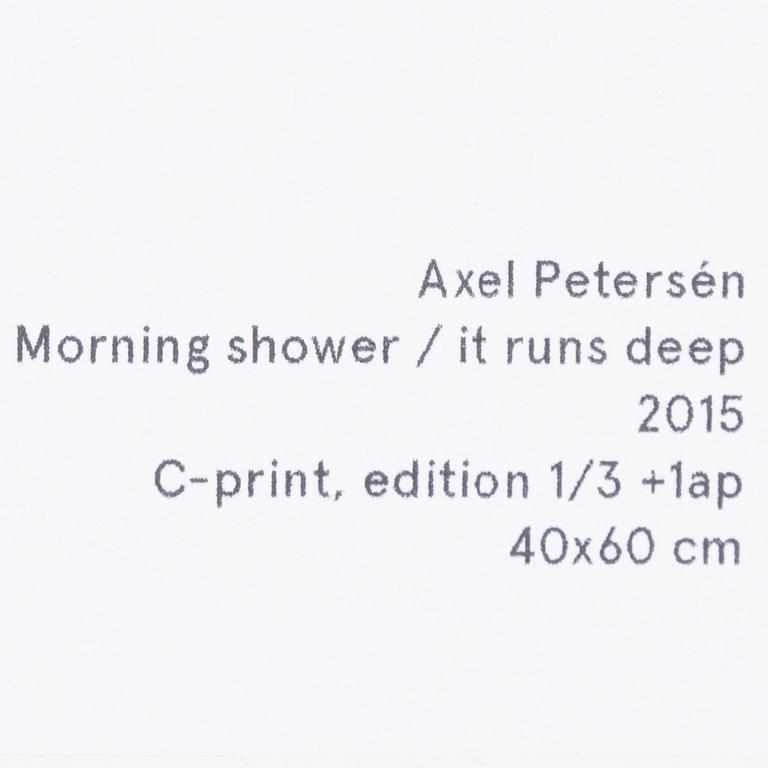 Axel Petersén, C-print, numbered 1/3.