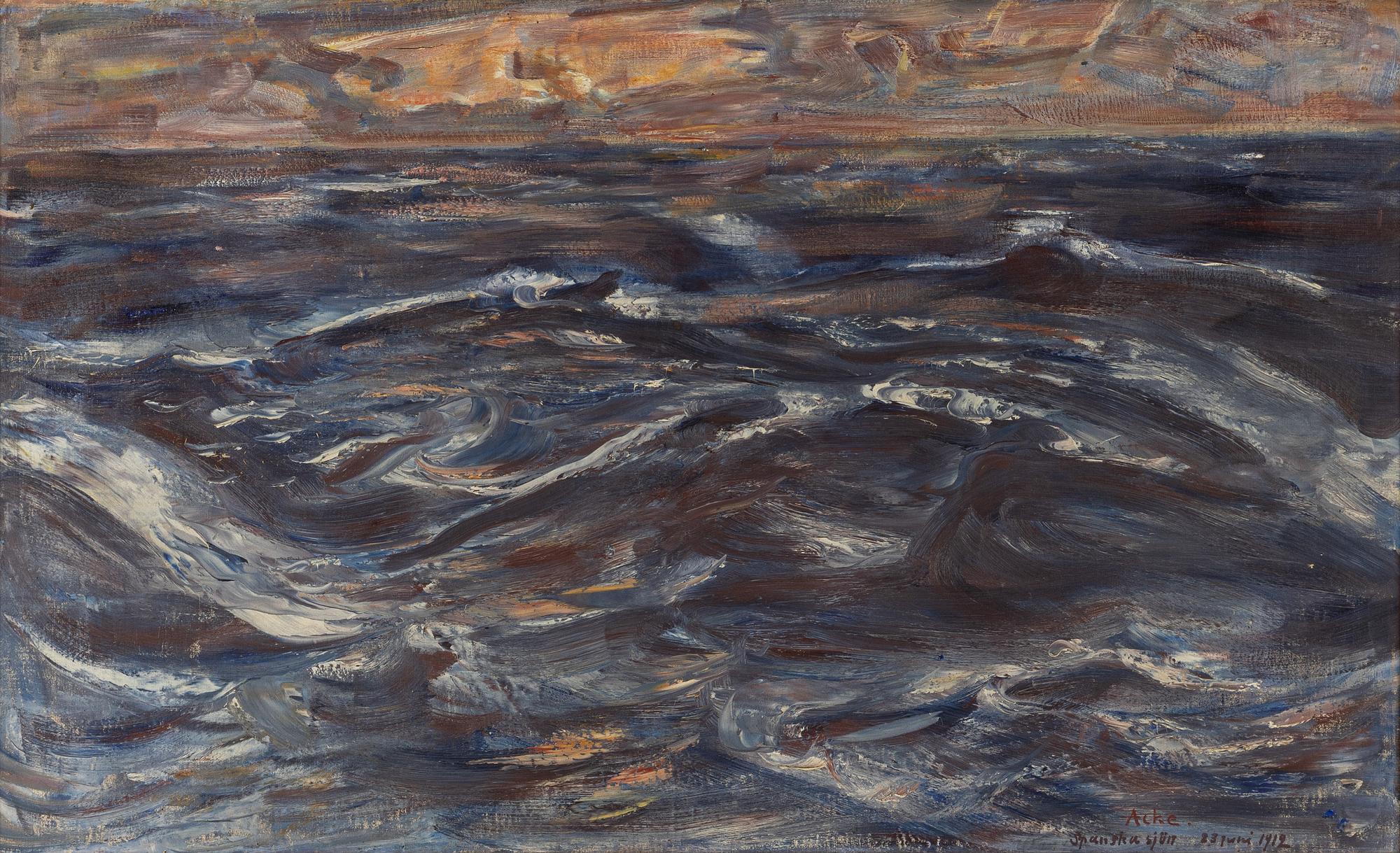 Johan Axel Gustav, "J.A.G." Acke, "Spanska sjön".