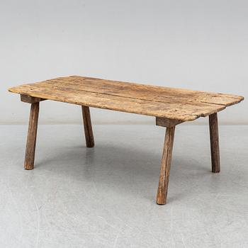 A 19th century folk art table.