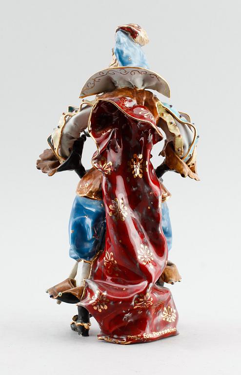 FIGUR, keramik, Eugene Pattarino, signerad.
