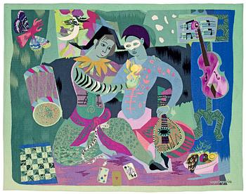 943. TAPESTRY. 147 x 189,5 cm. Signed roger bezombes.