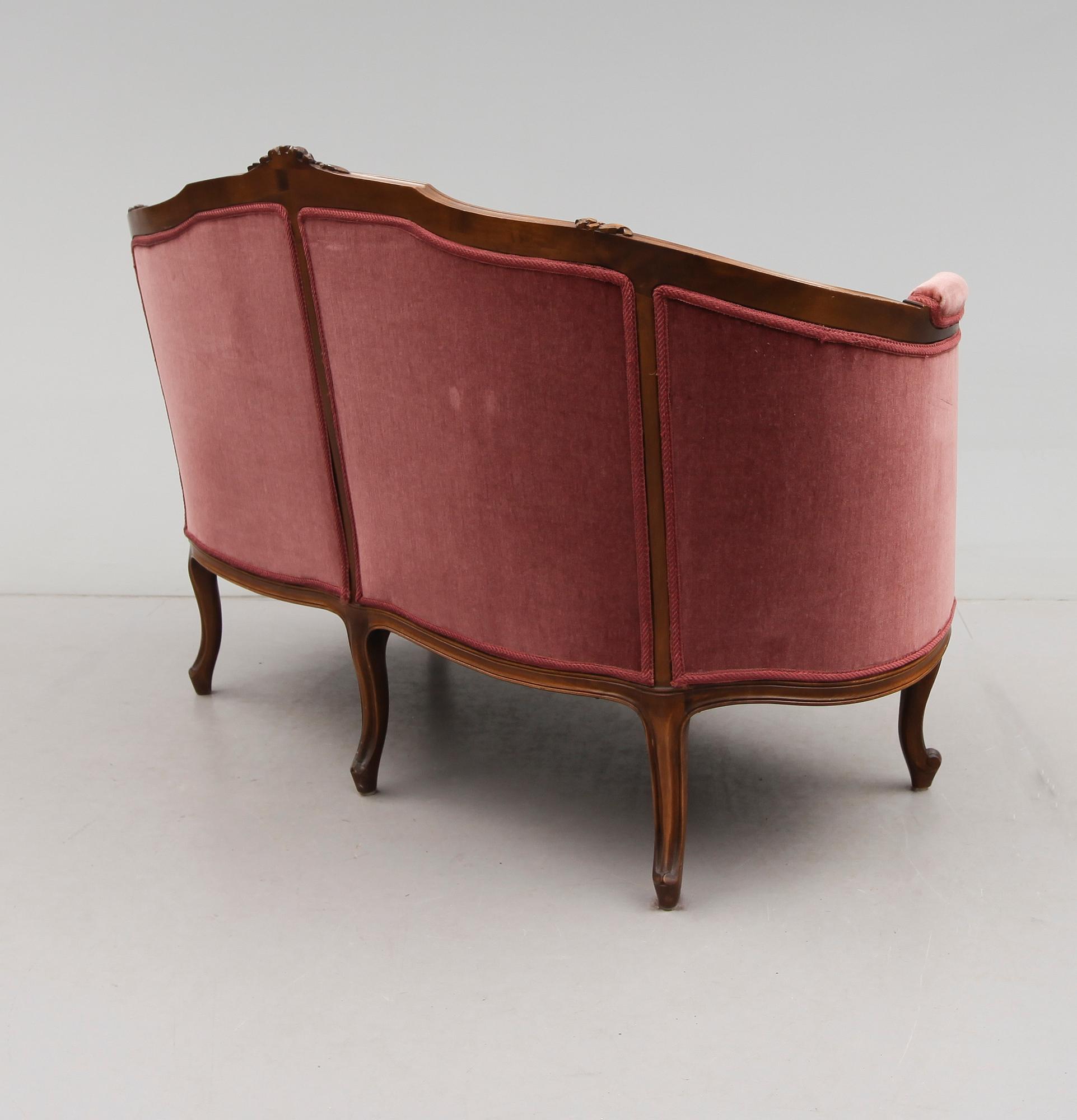 SOFFA, rokokostil, 1900-talets andra hälft.