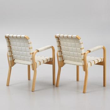 Alvar Aalto, karmstolar, 6 st, modell 45, Artek, Finland, 1960/70-tal.