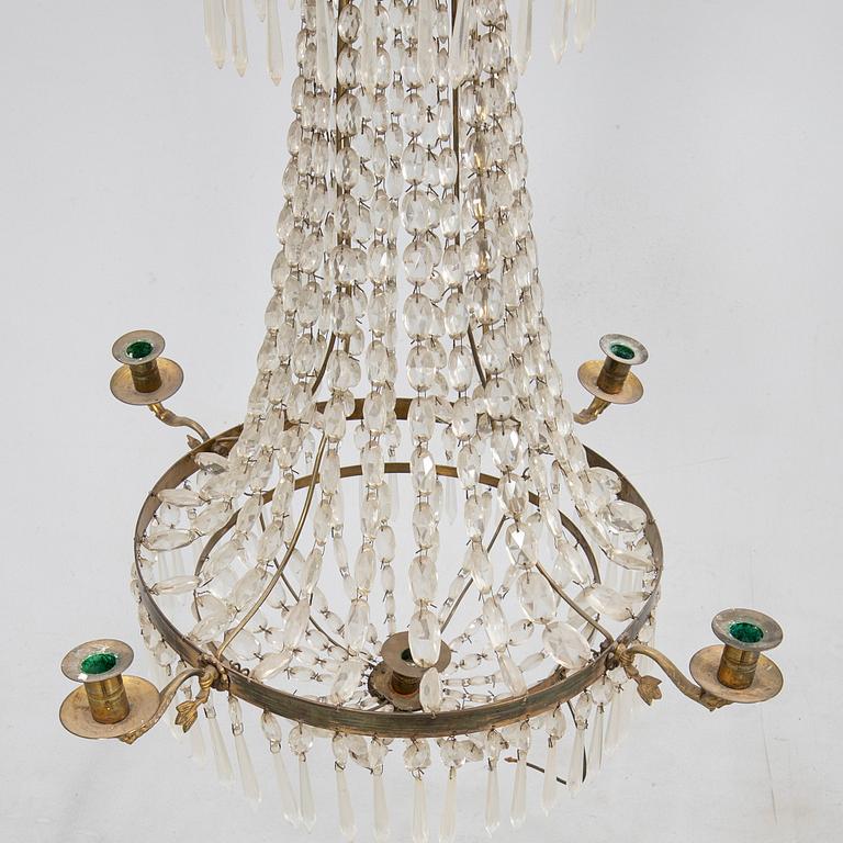 Chandelier, Gustavian style, 20th century.