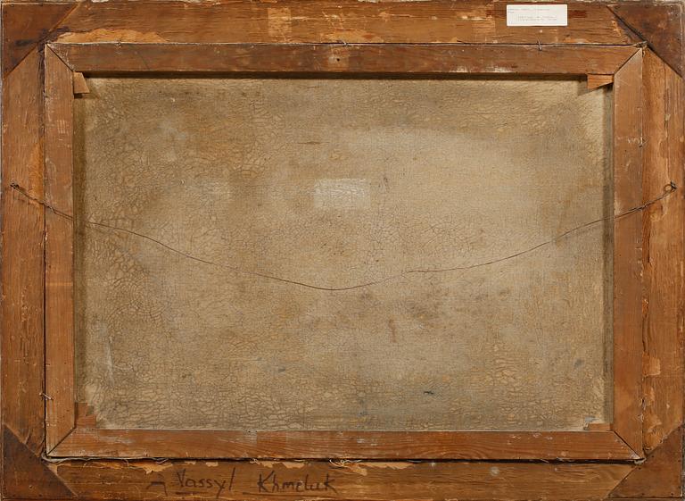 VASSYL KHMELUK, olja på duk, signerad.