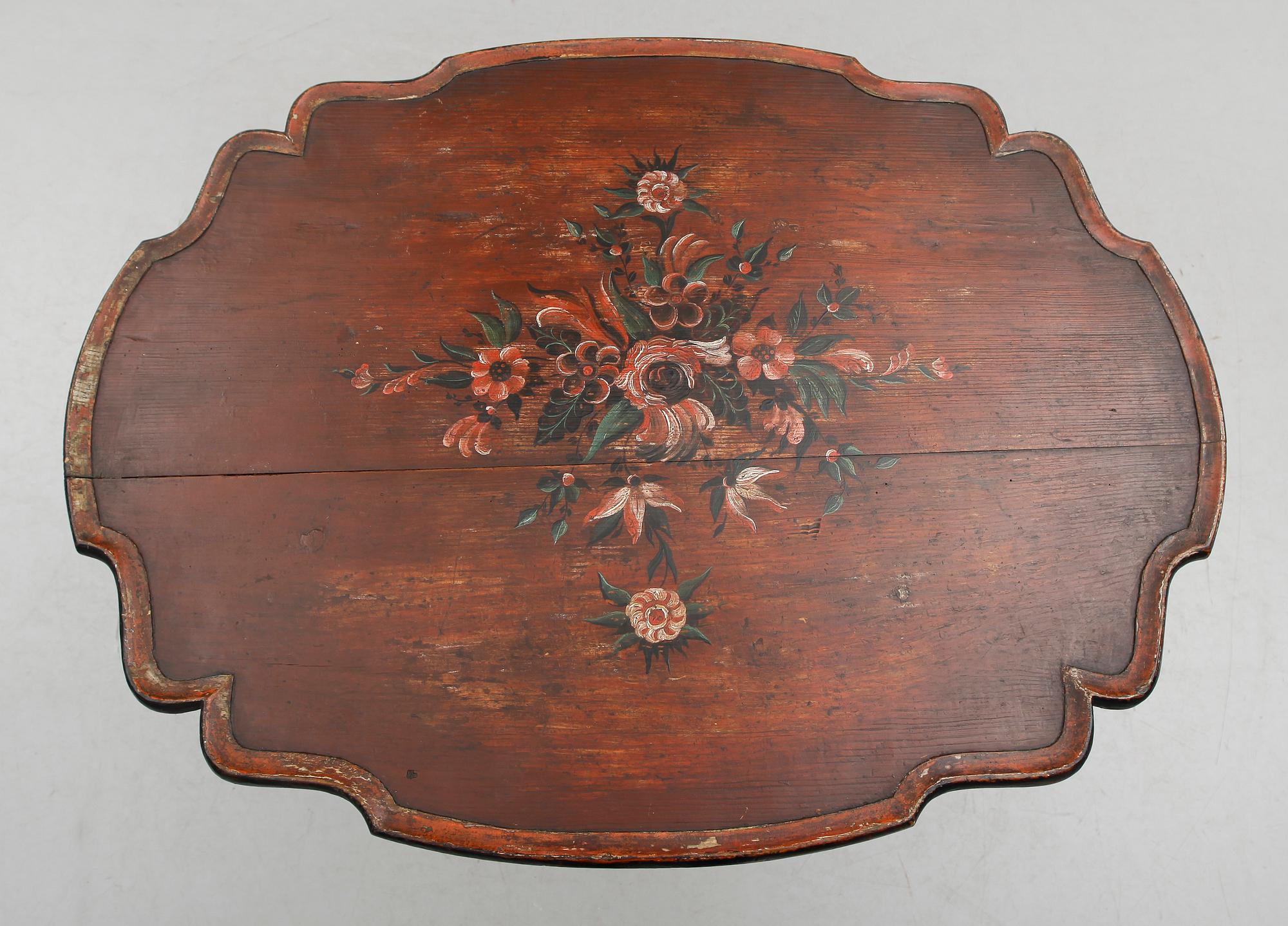 BORD, troligen Hallingdal, Norge, 1800-talets första hälft.