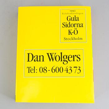 DAN WOLGERS, telefonkatalog, 1992.
