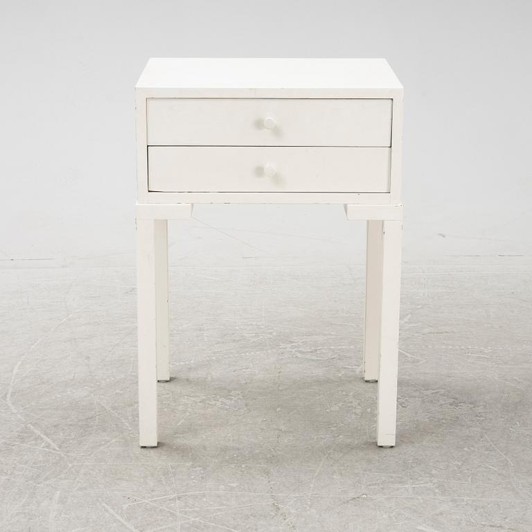 Axel Einar Hjorth, a painted 'Sibylla' bedside table, Nordiska Kompaniet, 1936.