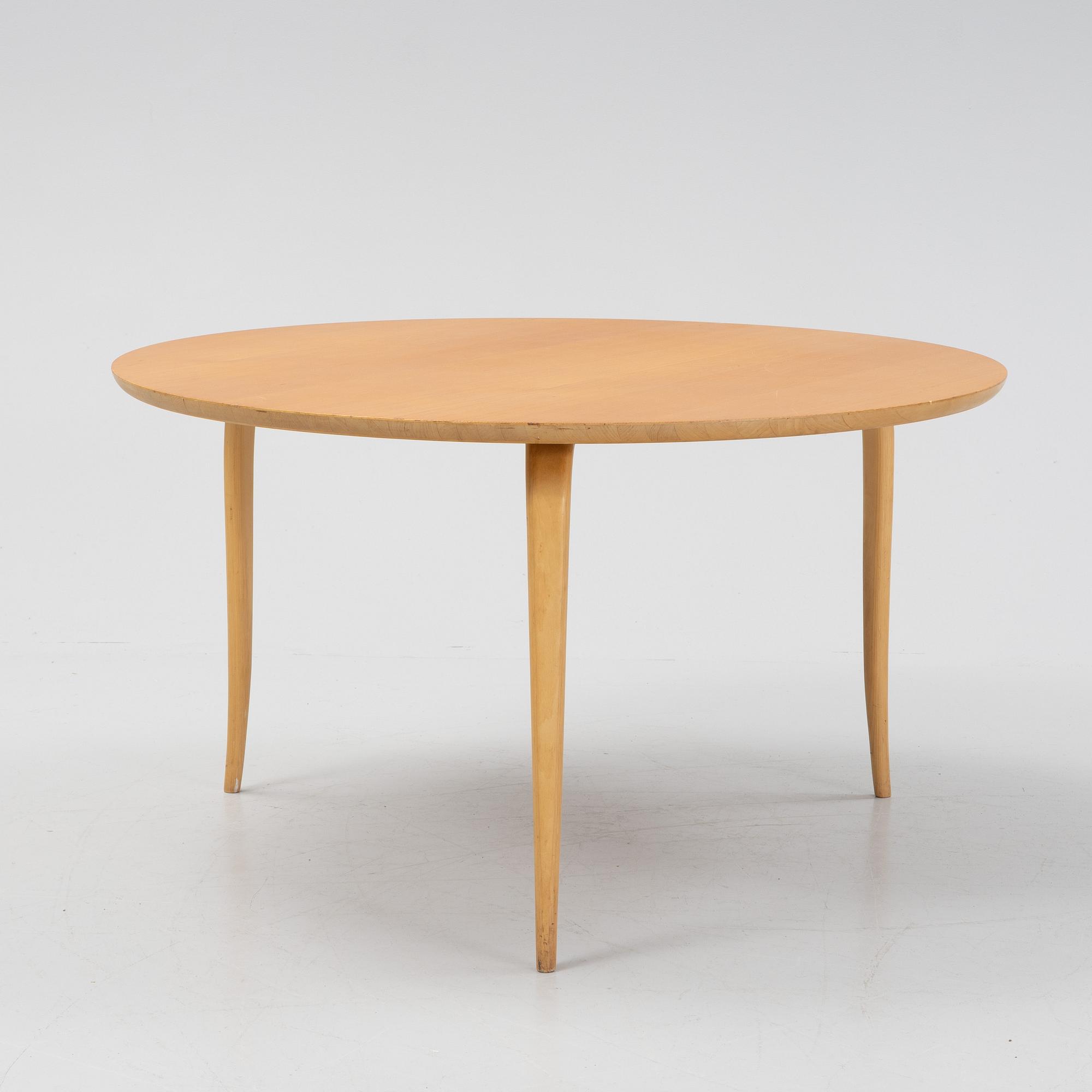 Bruno Mathsson, soffbord, "Annika", Firma Karl Mathsson, Värnamo, 1967.