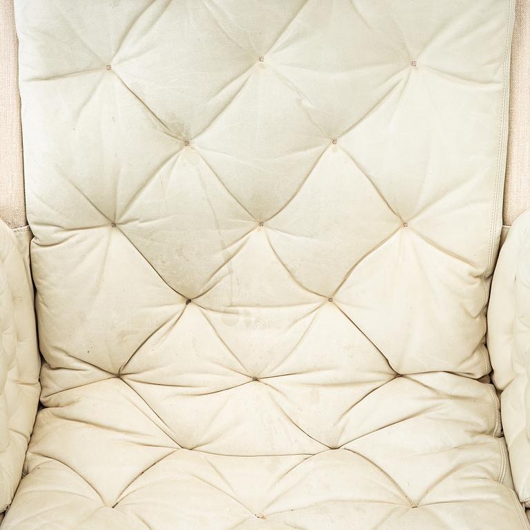 Bruno Mathsson, a pair of 'Pernilla' armchairs, Dux, Sweden, later part of the 20th century.