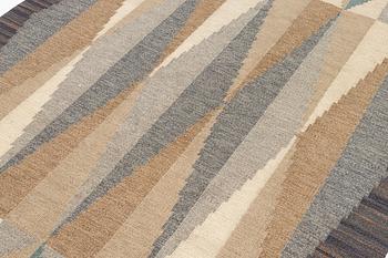 Ulla Parkdal, a flat weave carpat, c.. 304 x 196 cm, signed UP.