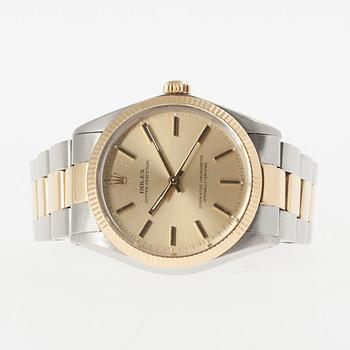 ARMBANDSUR, herr, Rolex Oyster chronometer, stål och guld 1900-talets slut.