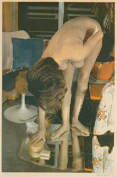 Alain Jacquet, silkscreen in colours, signed 57/100.