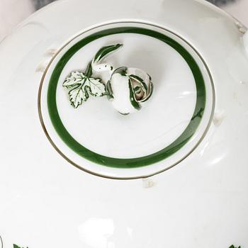 An 187-piece 'Weinlaub' porcelain dinner and coffee service, Meissen, Germany.