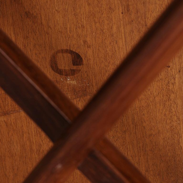 Ib Kofod-Larsen, a palisander sofa table, Christensen & Larsen, Denmark 1950's-60's.