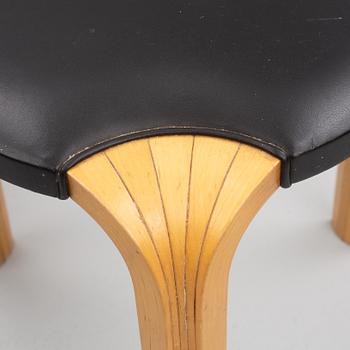 Alvar Aalto, a model X600 stool, Artek, Finland, late 20th Century.