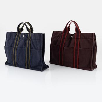 Hermès, bags, 2 pcs, "Fourre Tout".