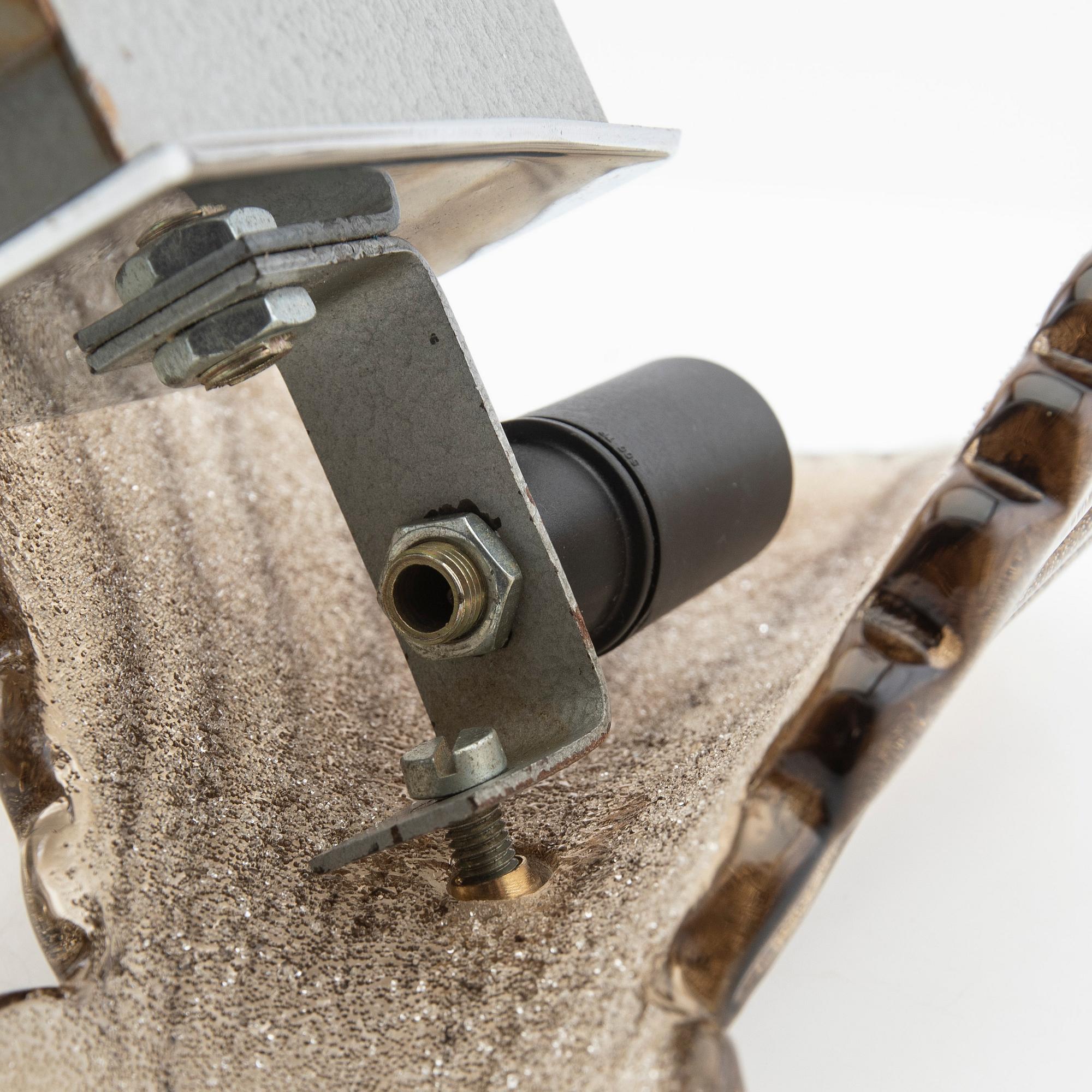 Wall lamps, 20th century.