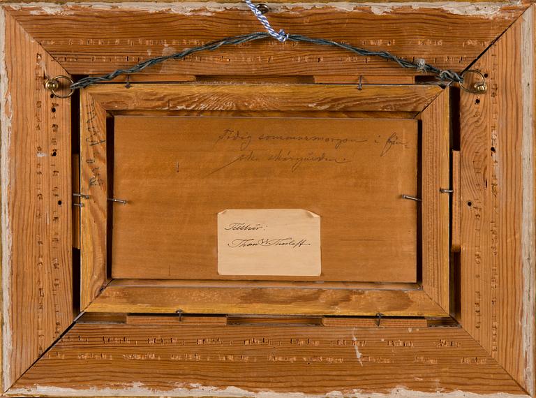 HJALMAR MUNSTERHJELM, TIDIG SOMMARMORGON I FINSKA SKÄRGÅRDEN.