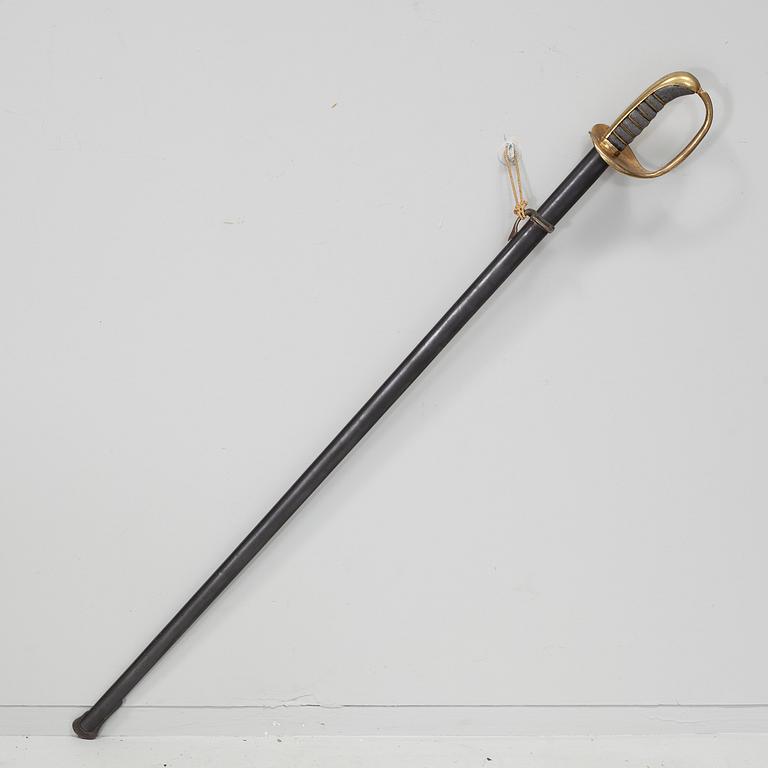 A sword for the swedish army, m/1862/1867.