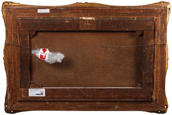 OKÄND KONSTNÄR, olja på duk, England, monogramsign o dat 1867.