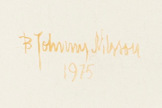 BERT JOHNNY NILSSON, a signed and dated oil on canvas.