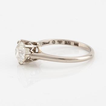 Ring, 18K white gold with old-cut diamond.