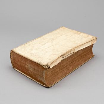 BOK, "Commentarius ..Pandectarum..", av Johannes Brunnemani, Wittenberg & Berlin 1701.