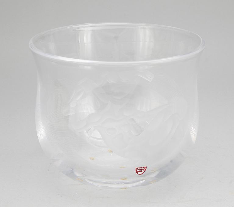 SKÅL, glas. Olle Alberius, Orrefors Gallery -92.