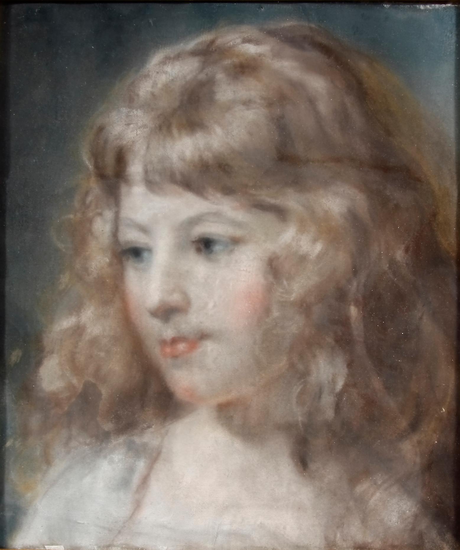JOHN RUSSEL. Hans efterföljd. Pastell.