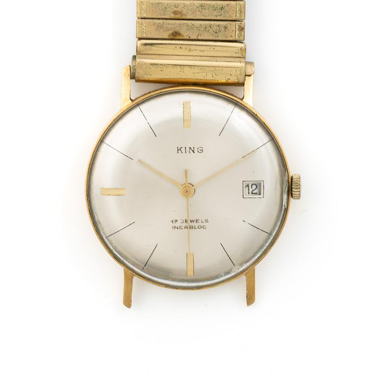 King, wristwatch, 32.5 mm.