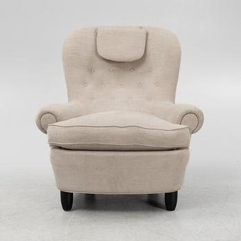 Carl Malmsten, a 'Jättepaddan' armchair, OH Sjögren, Sweden.