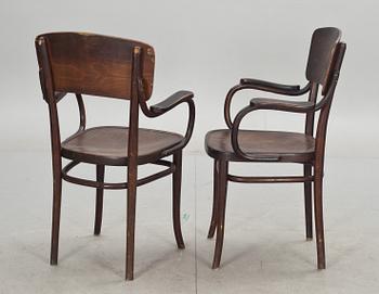 KARMSTOLAR, ett par. Thonet, 1900-talets början.
