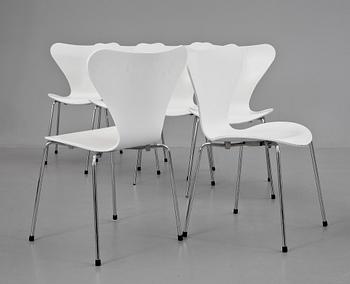 STOLAR, 8st. "Sjuan", Arne Jacobsen, Fritz Hansen.