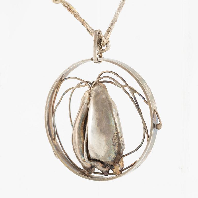 Lars Arby, chain with pendant, sterling silver, Gothenburg among others 1978.