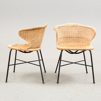 Four chairs reportedly purchased on Nordiska Kompaniet during the 1950's.