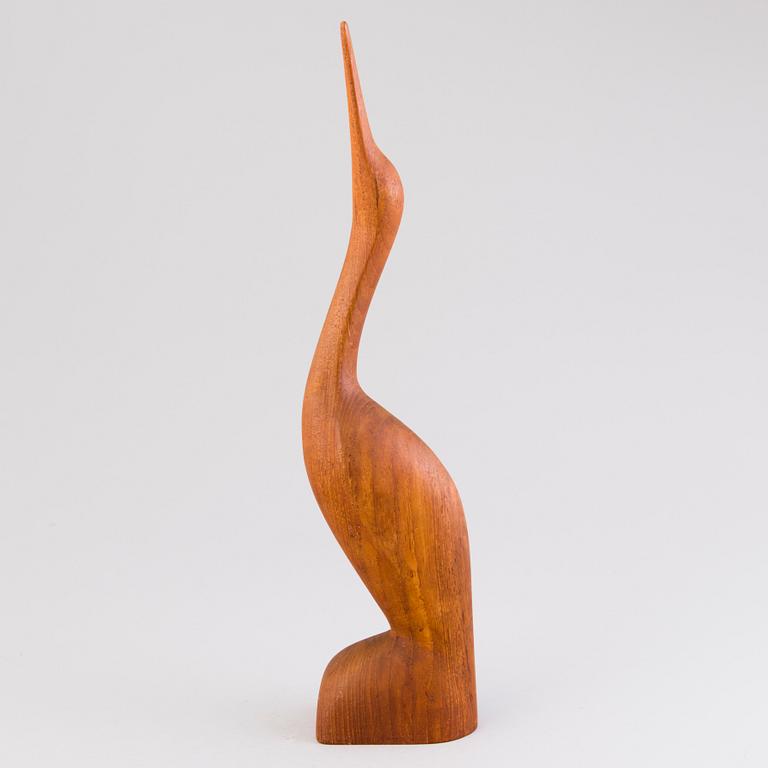 SAKARI PYKÄLÄ, a wooden sculpture, signed and dated -65.