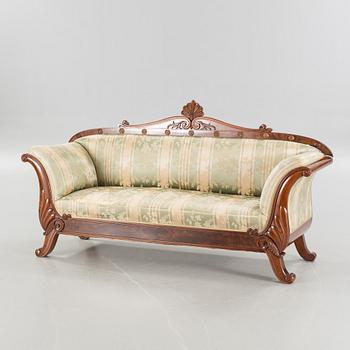 A 19th century late empire sofa.