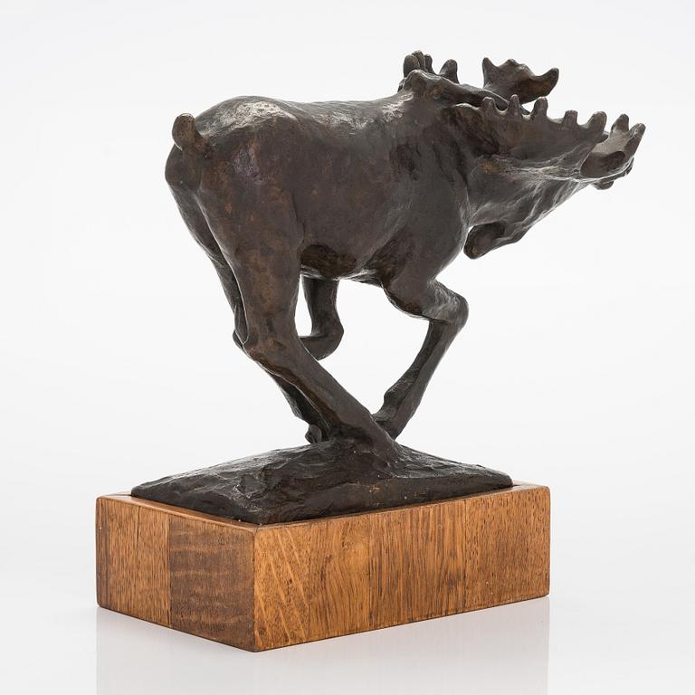 Jussi Mäntynen, Springande älg.