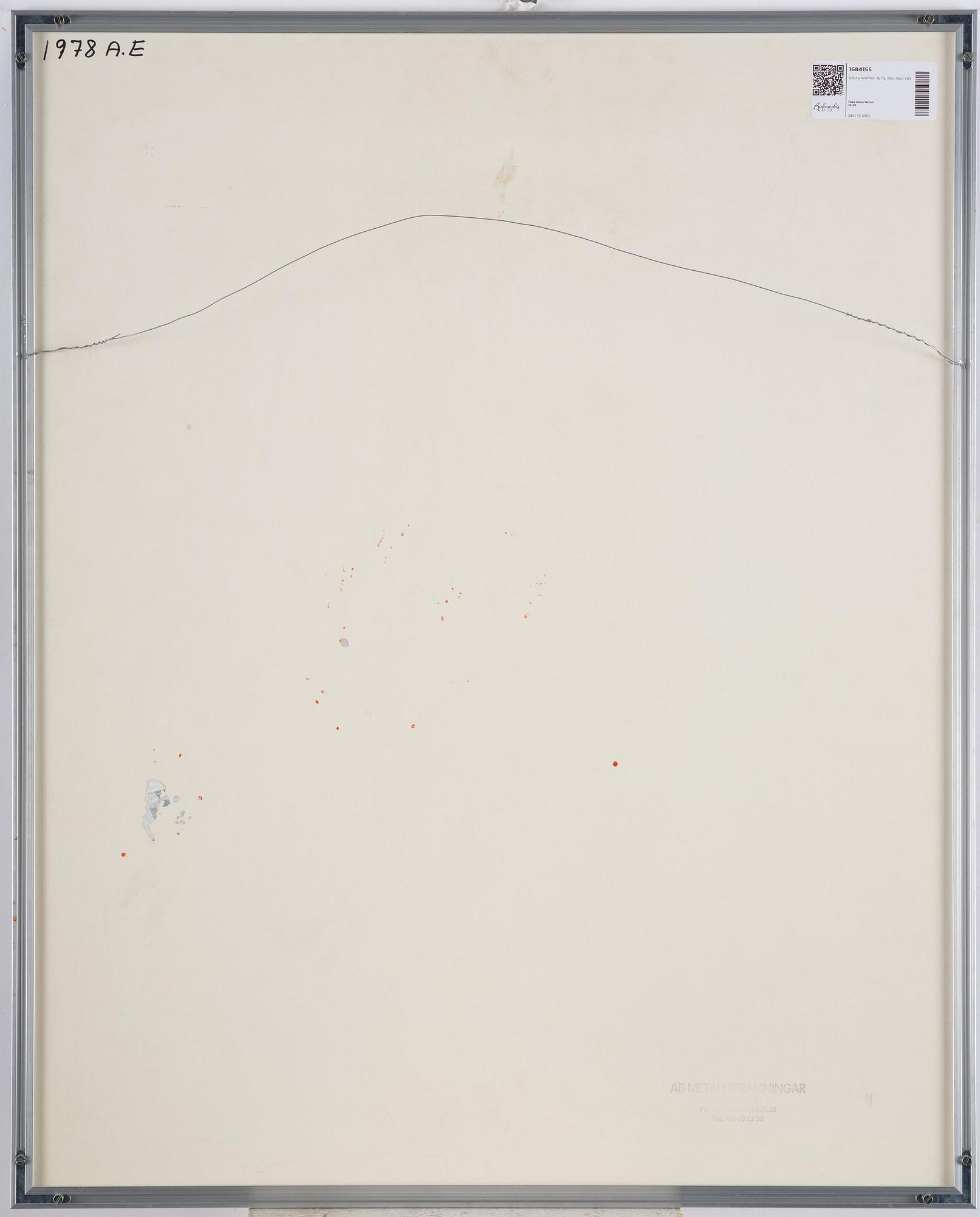 Gösta Werner, Beauty that does not fade.