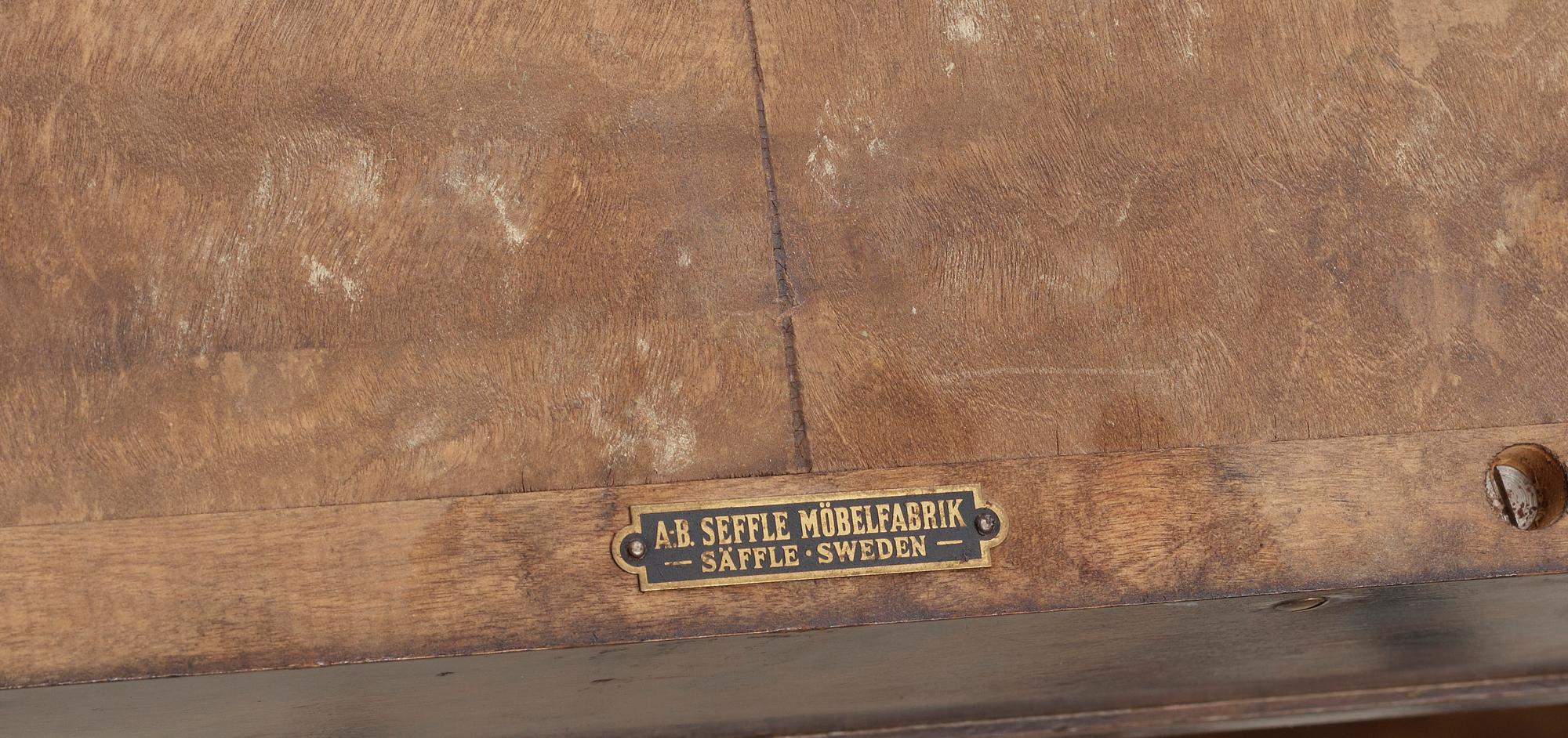 SÄNGBORD, ett par, Seffle Möbelfabrik, 1920/30-tal.