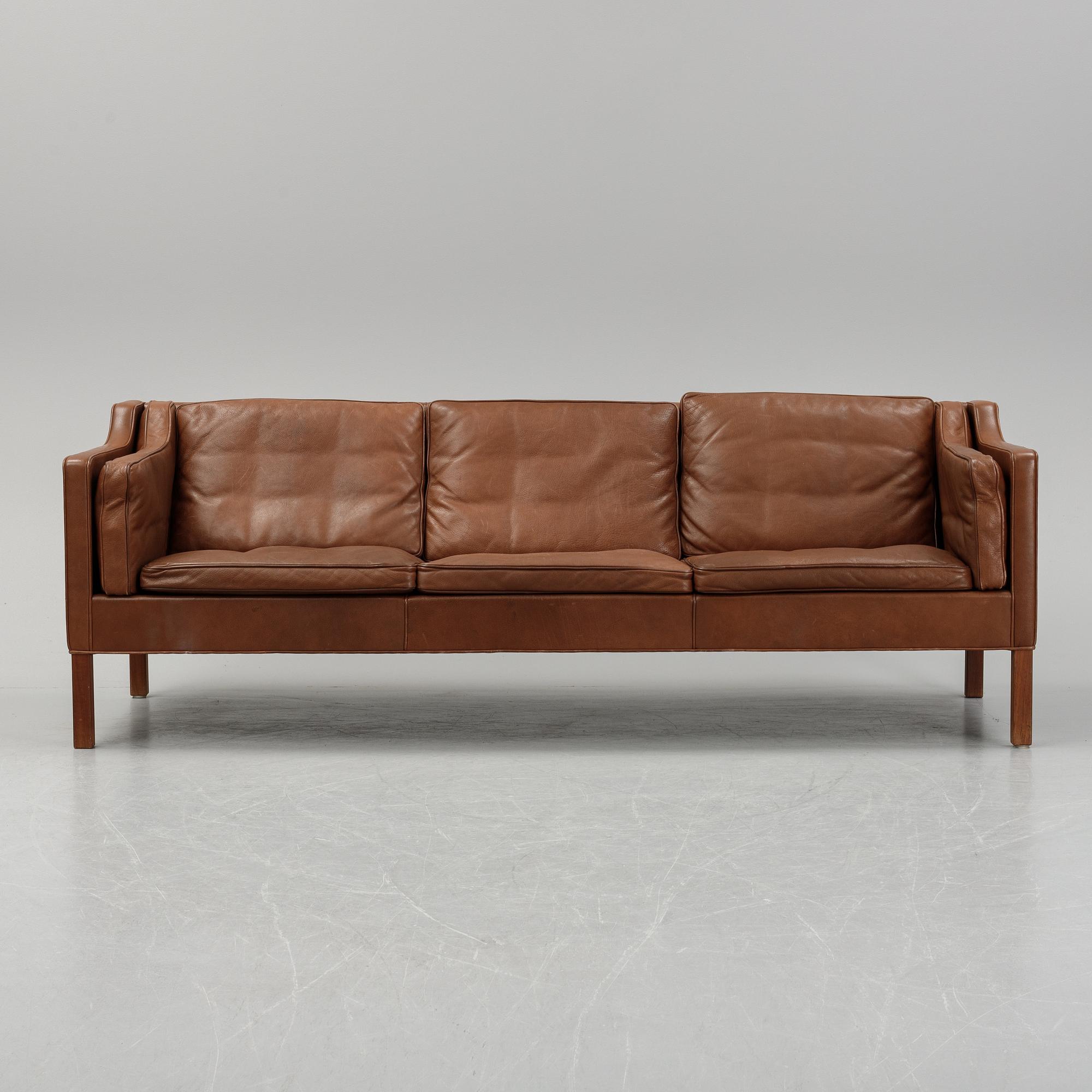 Børge Mogensen, a model 2213 sofa, Fredericia Stolefabrik, Denmark.