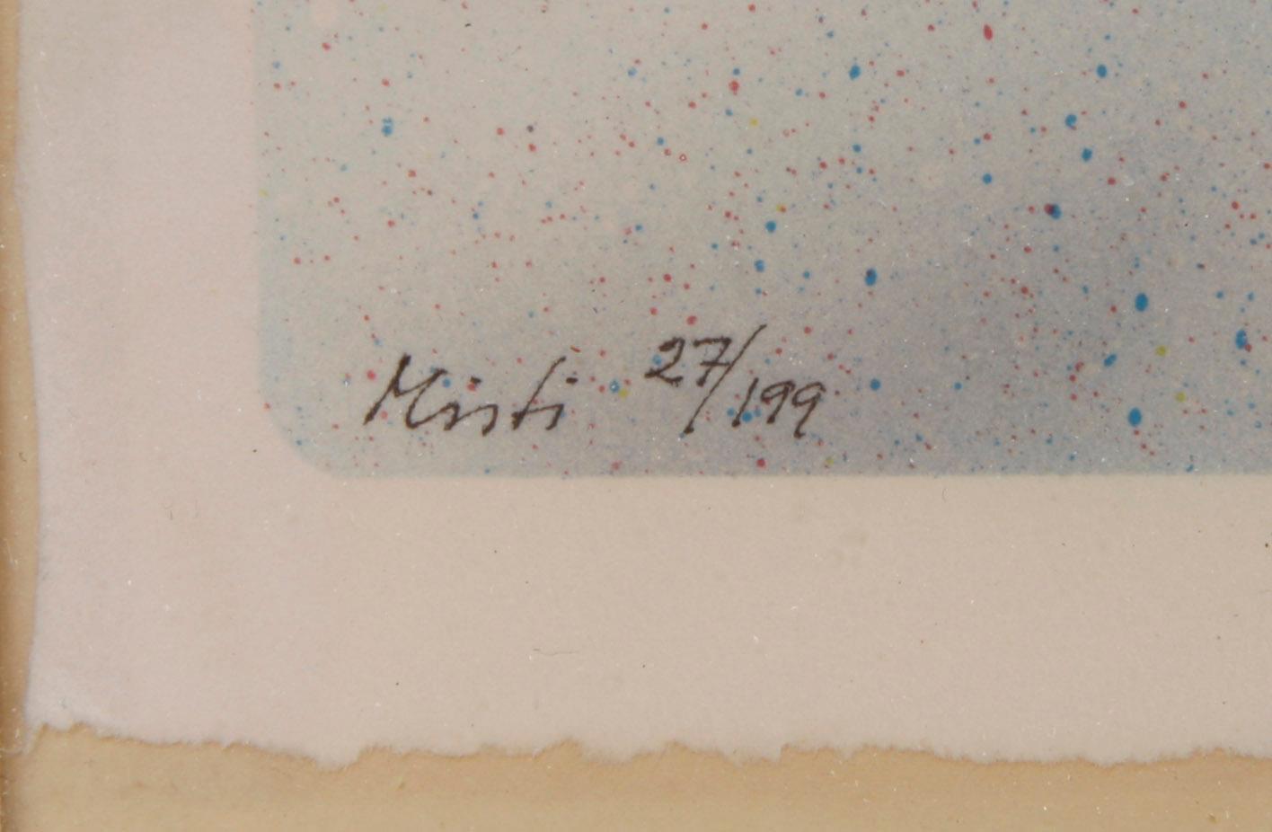 BECK & LJUNG, (HOLGER BÄCKSTRÖM & BO LJUNGBERG), färglitografier, 2 st, sign, numr 27/199 o dat 1981.