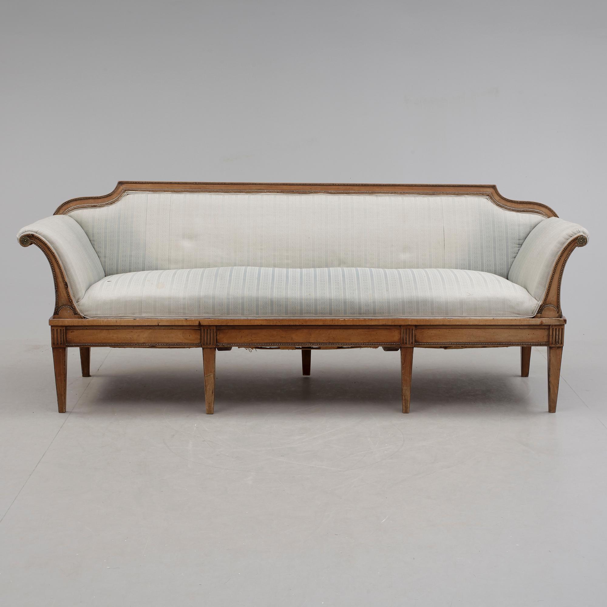 SOFFA, sengustaviansk, 1800-talets början.