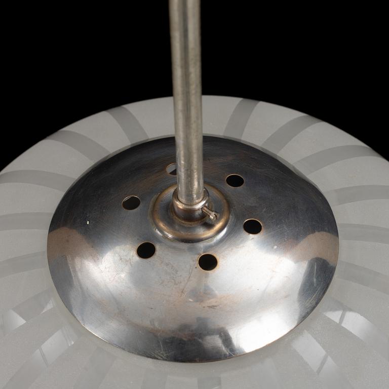 Taklampa, modell 11259B, Arvid Böhlmarks Lampfabrik, 1930-tal.