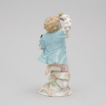 FIGURIN, porslin, Meissen, 1800-tal.