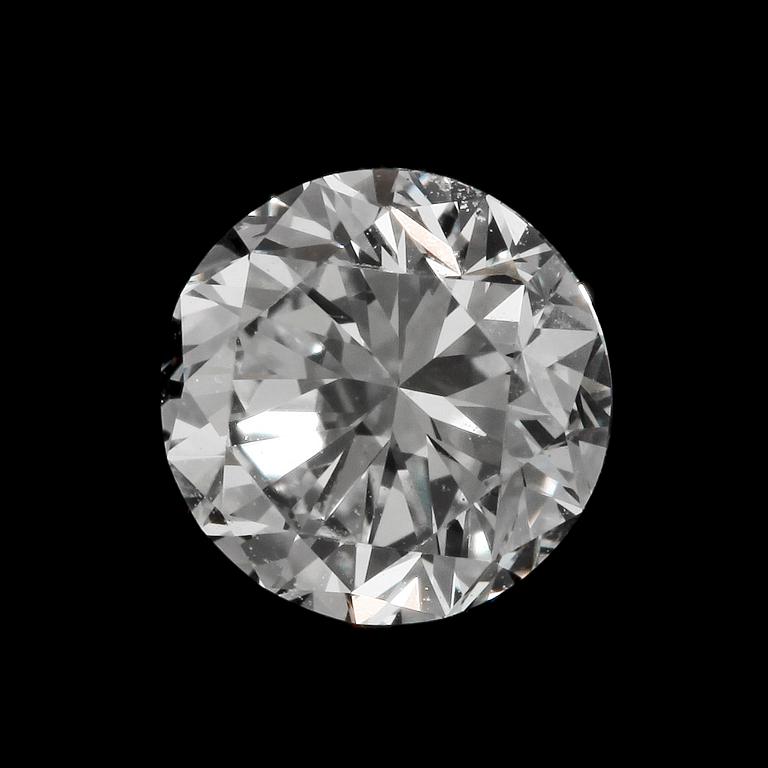 A brilliant cut diamond, loose. Weight 1 ct.