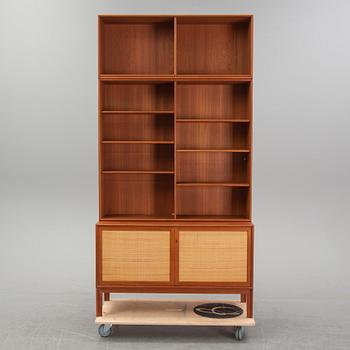 Alf Svensson, a teak bookcase, Bjästa Snickerifabrik, 1960's.
