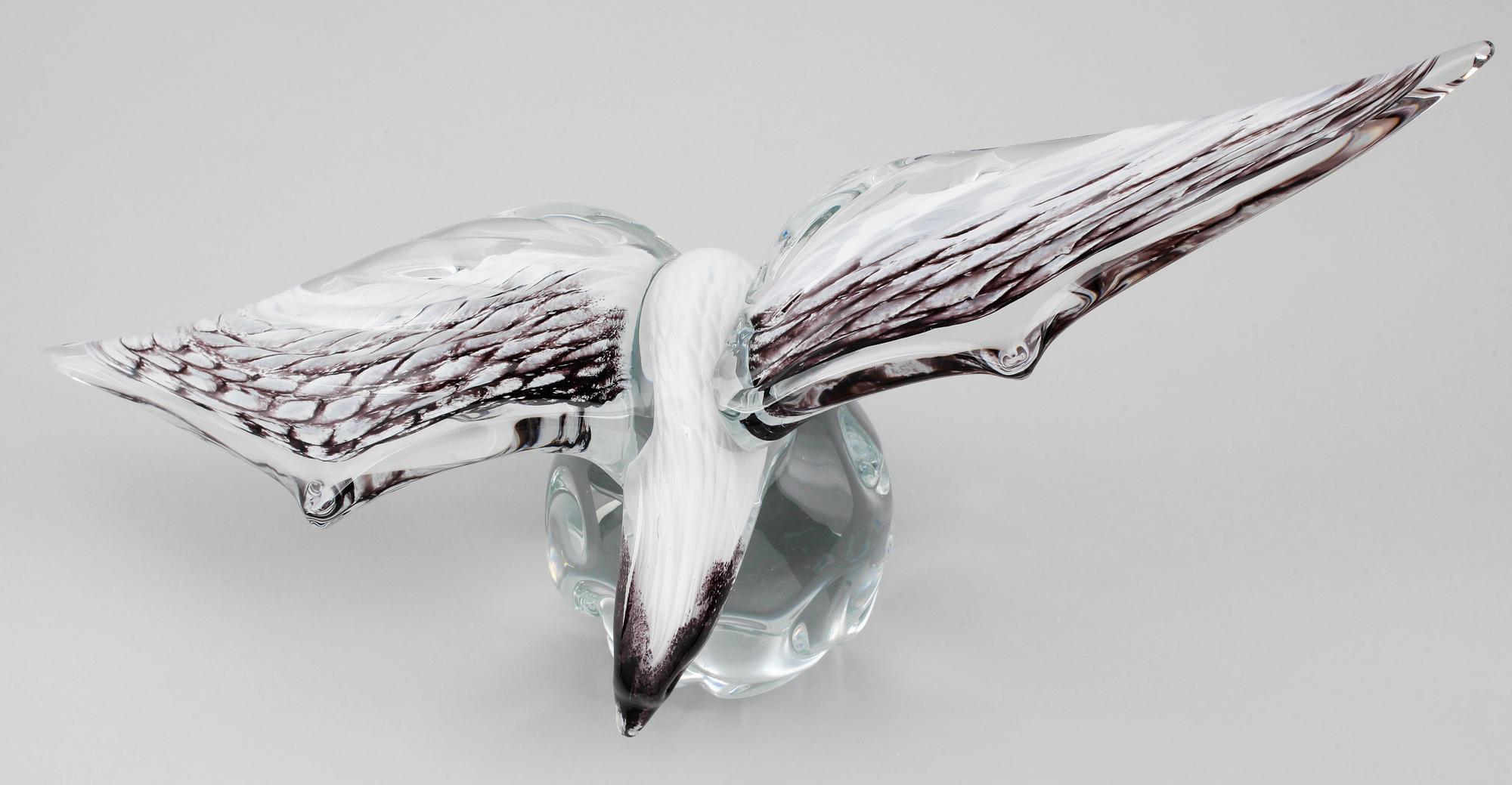 SKULPTUR, glas, FM Konstglas, Ronneby, 1900-talets andra hälft.