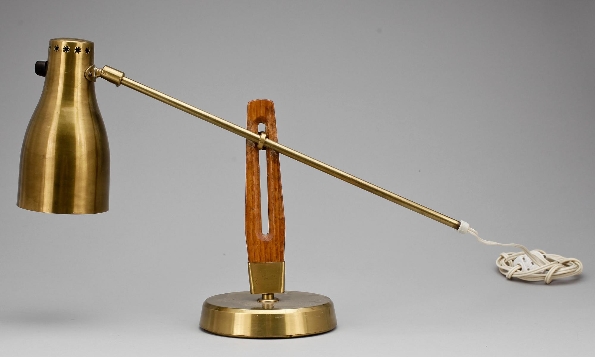 SKRIVBORDSLAMPA, Hans Bergström, Ateljé Lyktan, 1940-tal.